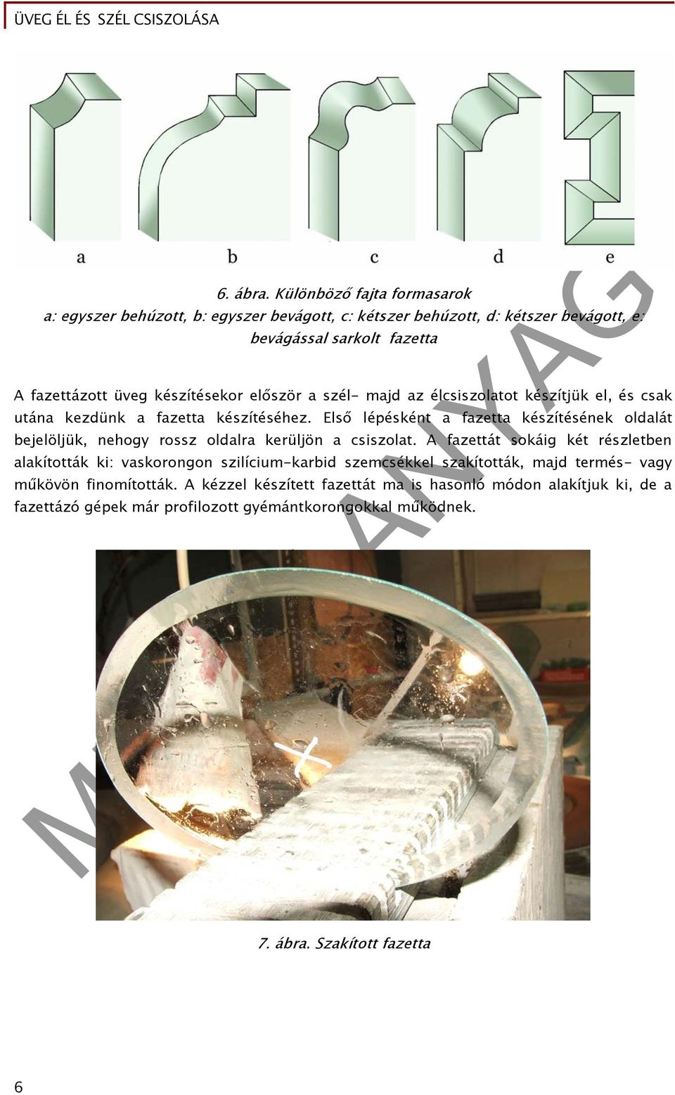 Üveg él és szél csiszolása - PDF Ingyenes letöltés