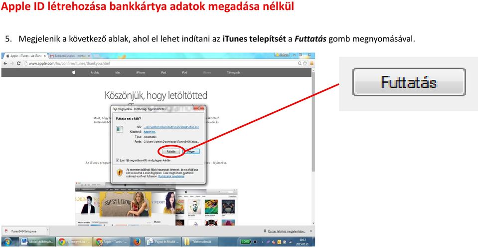 indítani az itunes