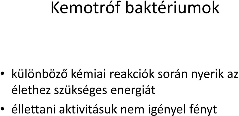 élethez szükséges energiát