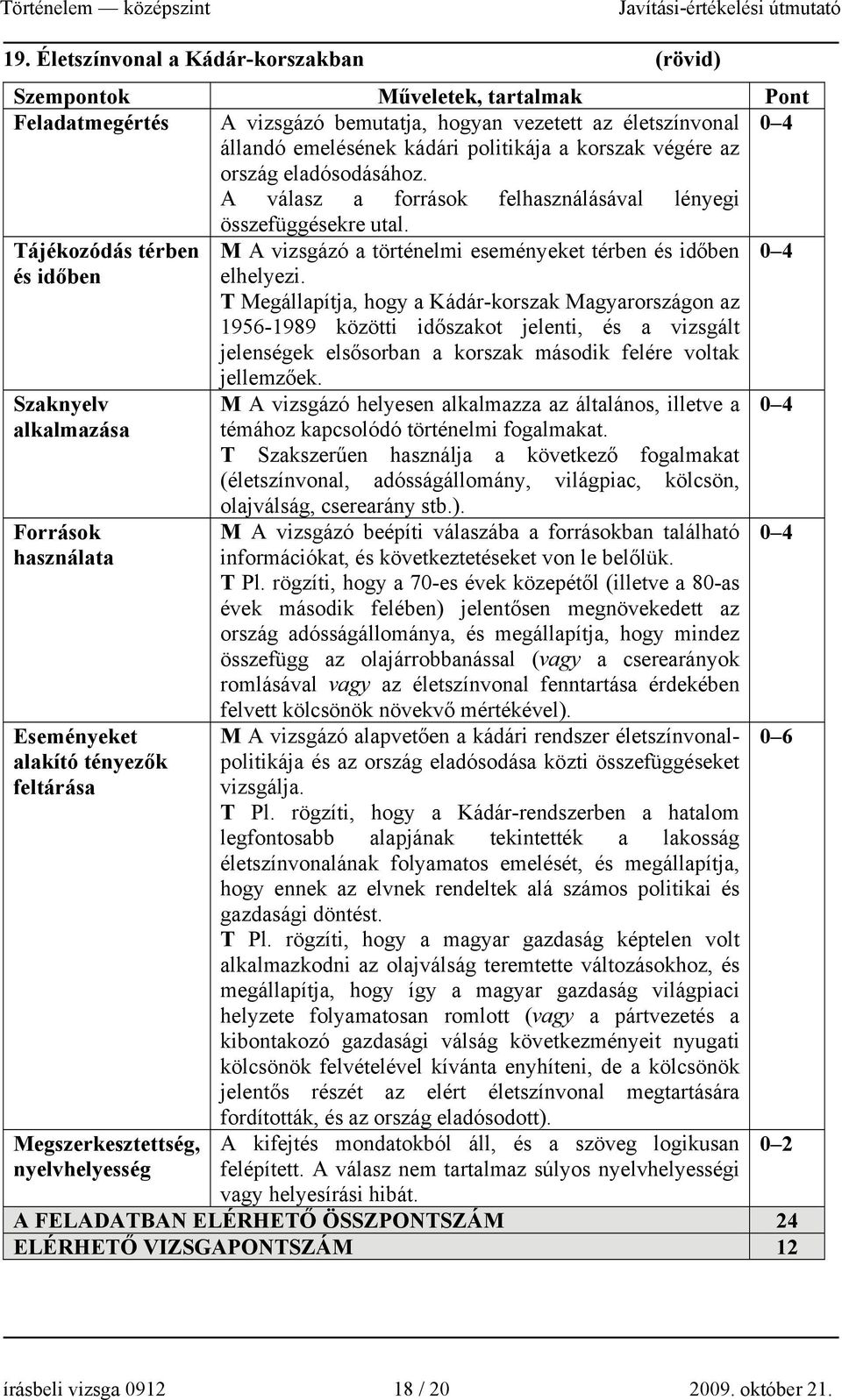 T Megállapítja, hogy a Kádár-korszak Magyarországon az 1956-1989 közötti időszakot jelenti, és a vizsgált jelenségek elsősorban a korszak második felére voltak Szaknyelv alkalmazása Források