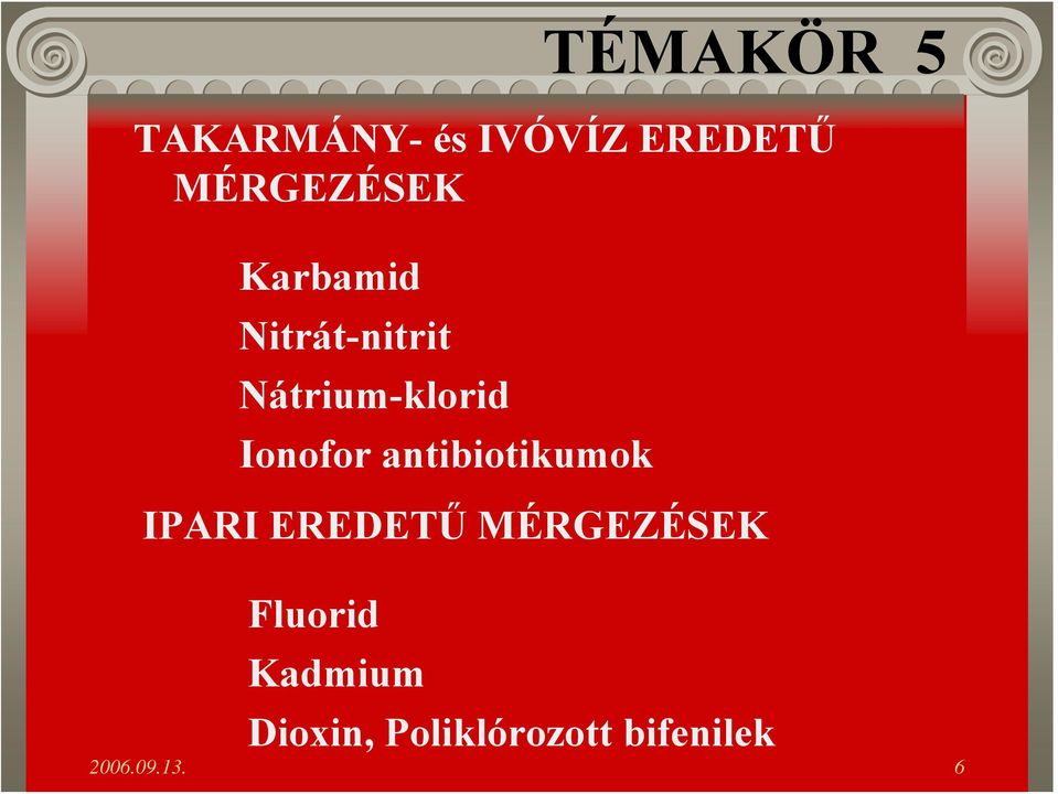 antibiotikumok IPARI EREDETŰ MÉRGEZÉSEK Fluorid