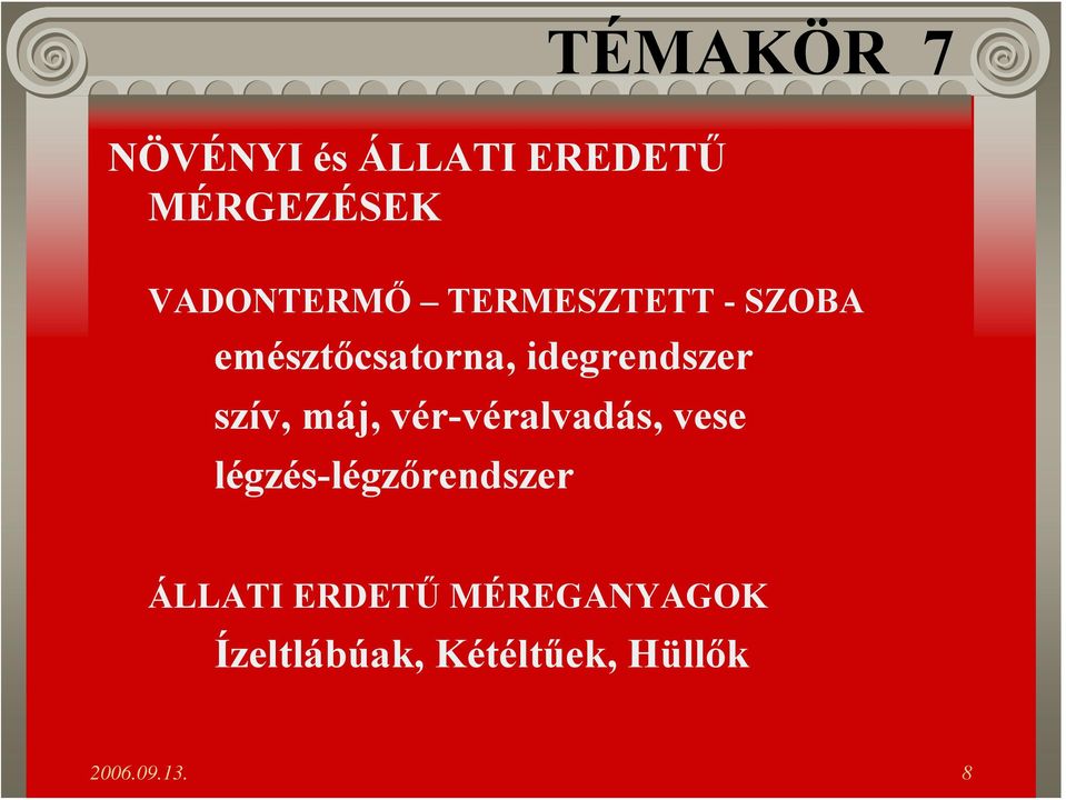 máj, vér-véralvadás, vese légzés-légzőrendszer ÁLLATI