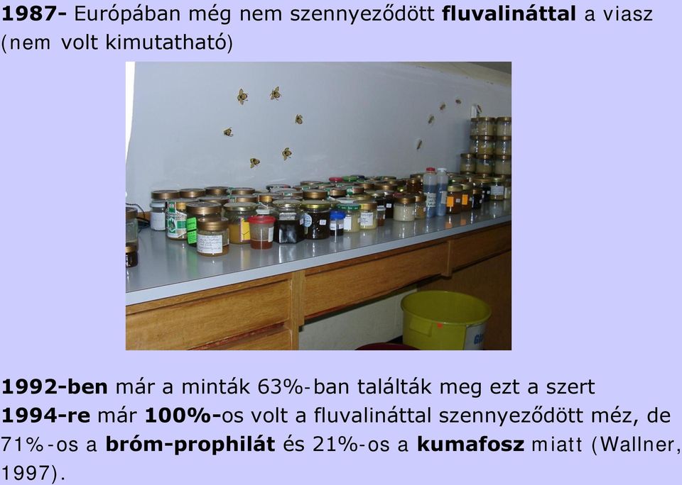 szert 1994-re már 100%-os volt a fluvalináttal szennyeződött méz,