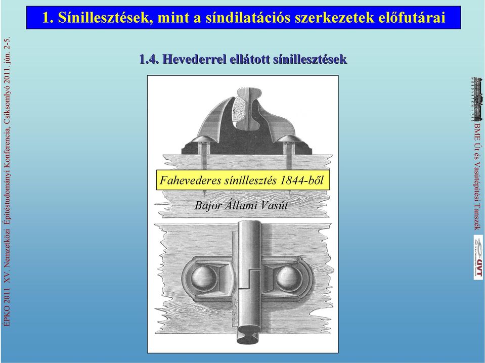 Hevederrel ellátott sínilleszt s