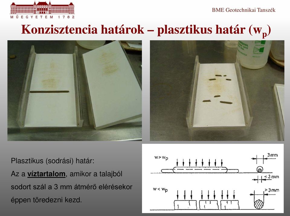 határ: Az a víztartalom, amikor a talajból
