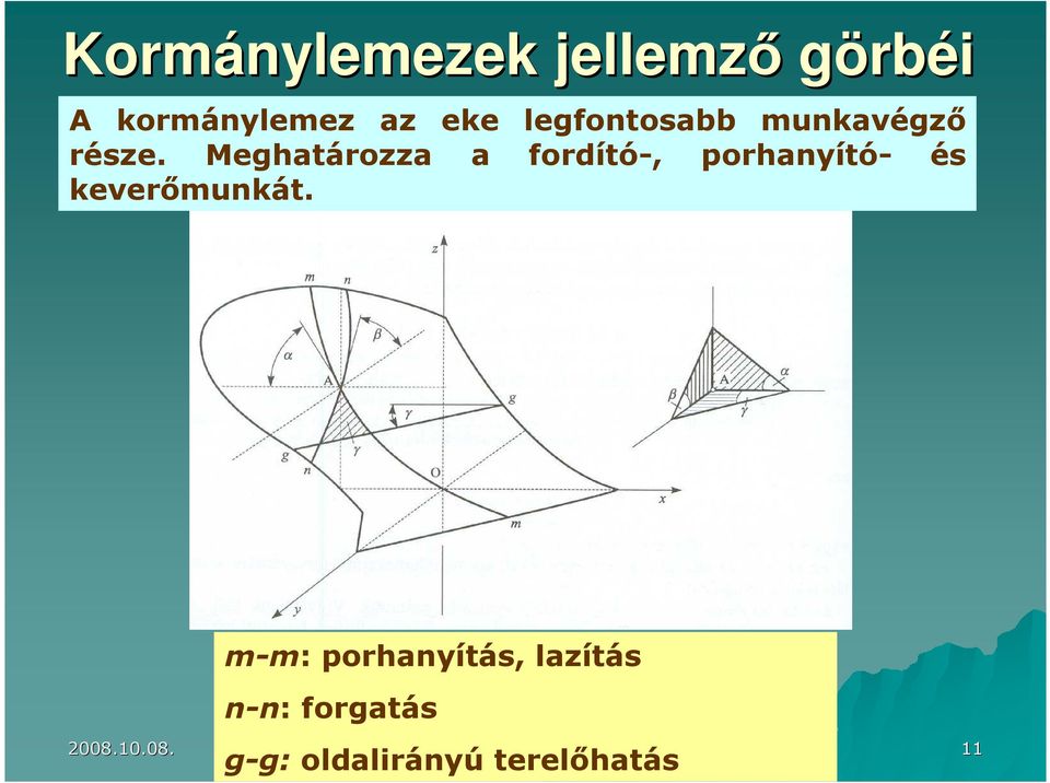 Meghatározza a fordító-, porhanyító- és keverımunkát.