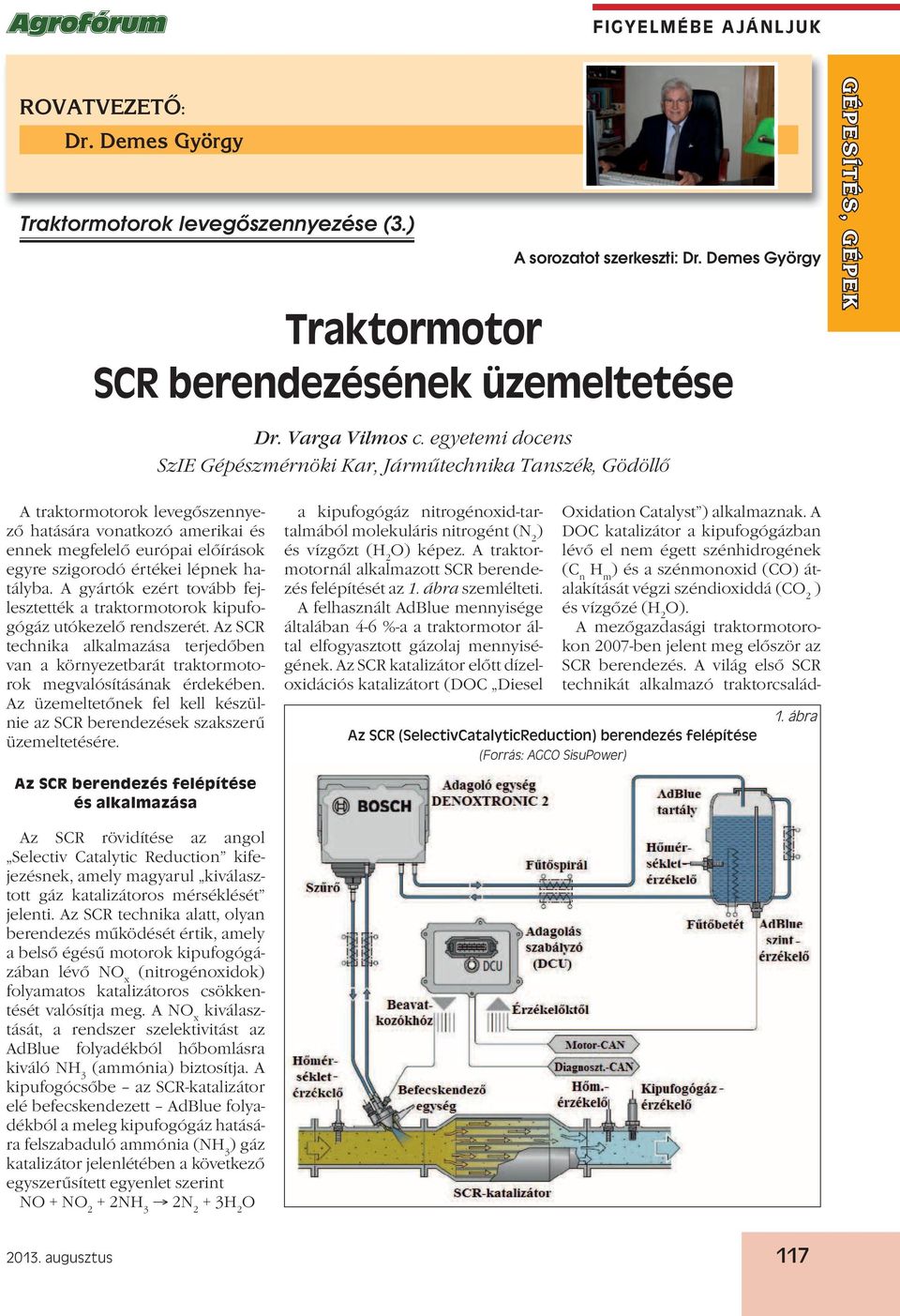 Traktormotor SCR berendezésének üzemeltetése - PDF Free Download