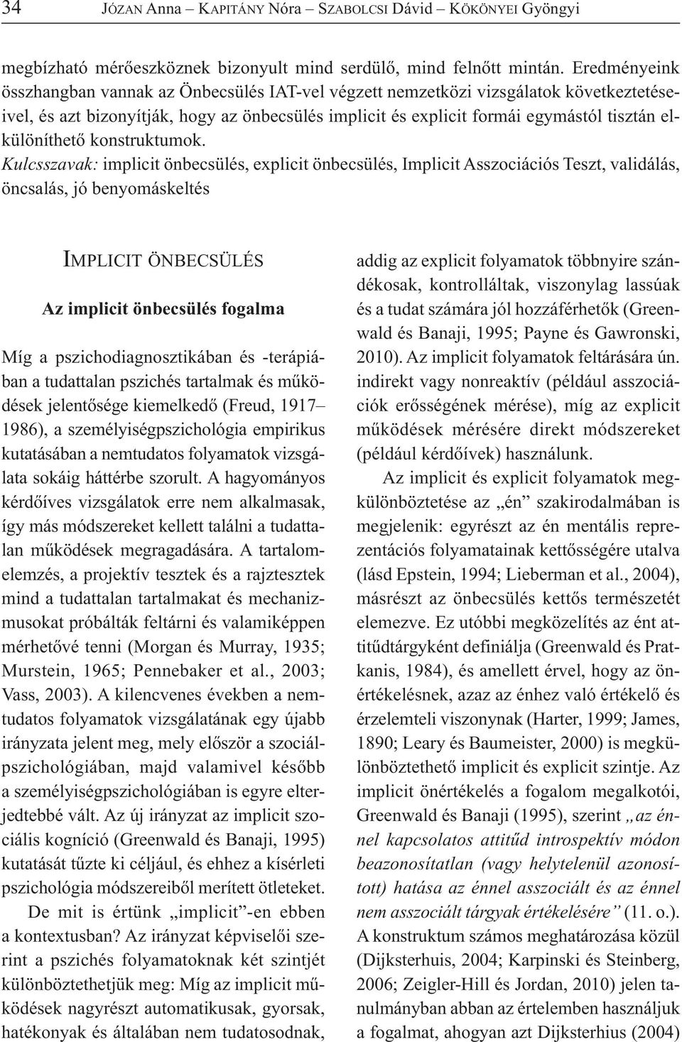 elkülöníthető konstruktumok.