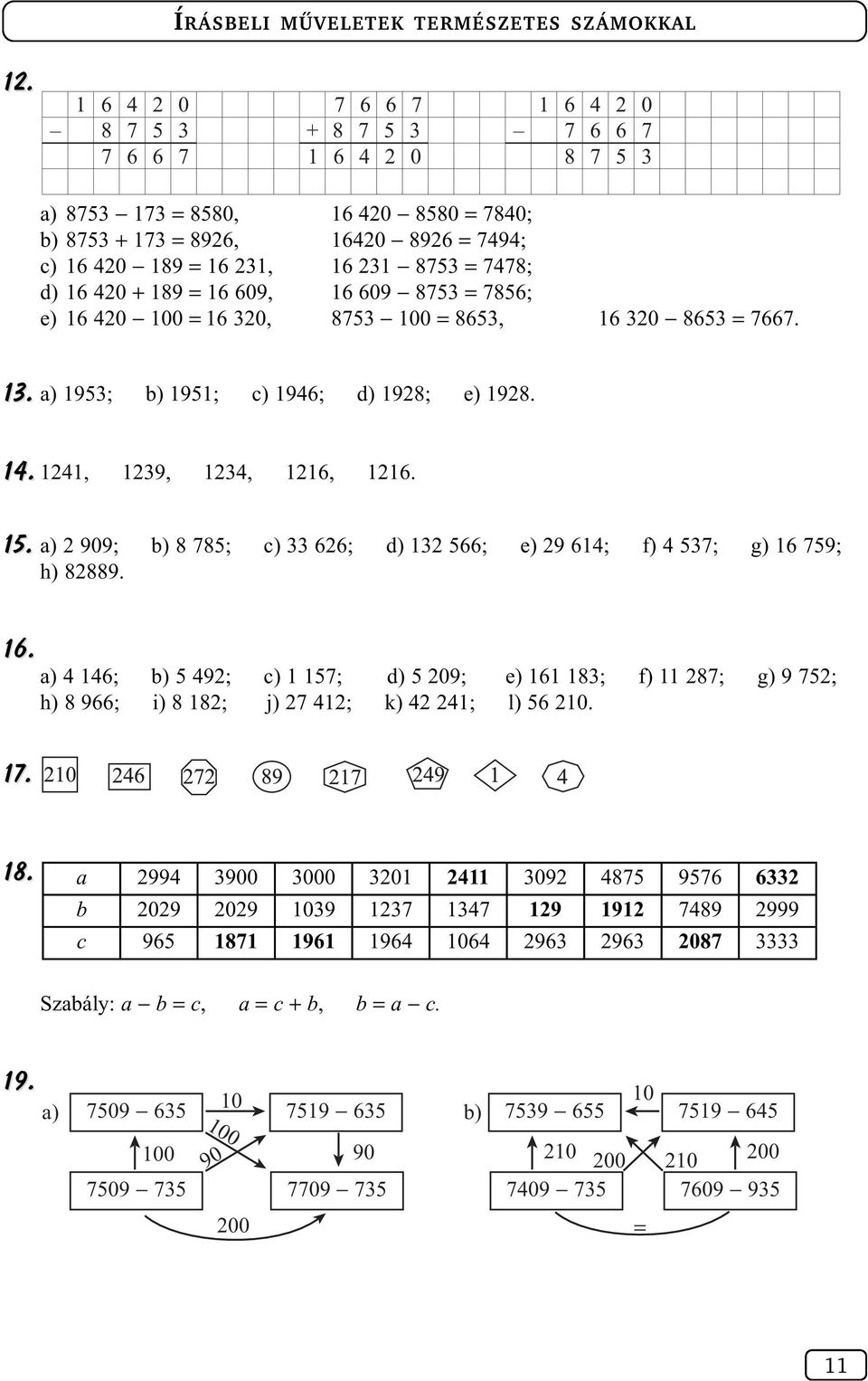 KOMPETENCIA ALAPÚ FELADATGYÛJTEMÉNY MATEMATIKÁBÓL 5. ÉVFOLYAM MEGOLDÁSOK -  PDF Ingyenes letöltés