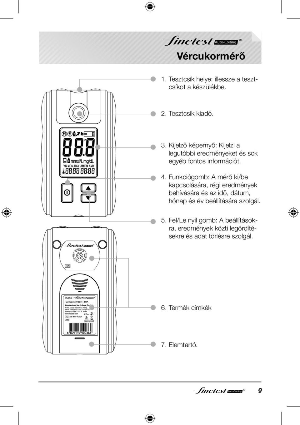 Bevezető. Tisztelt Finetest Auto-coding TM Készülék Tulajdonos! - PDF Free  Download