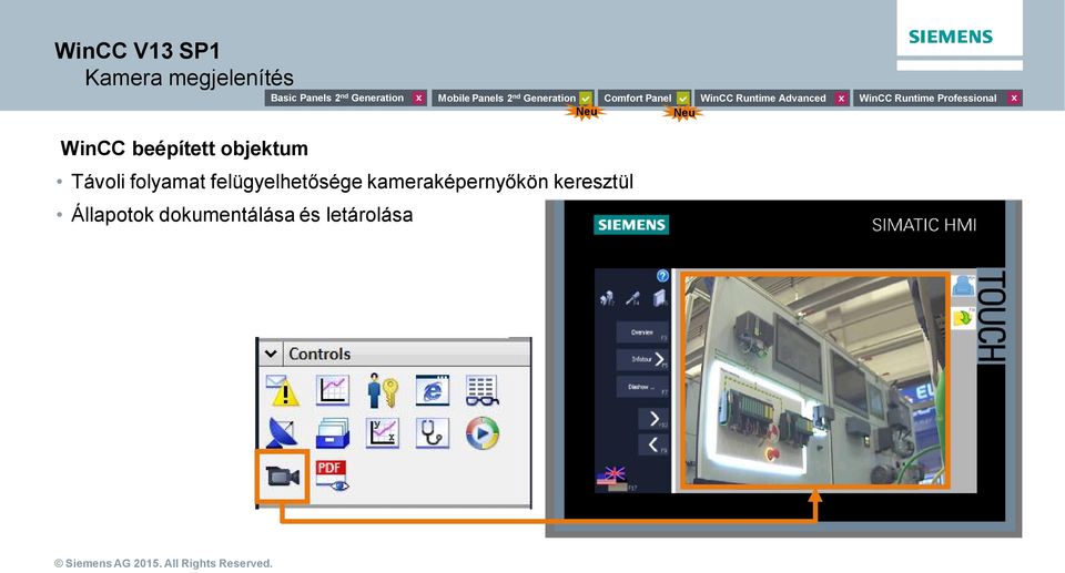 Runtime Professional Neu Neu WinCC beépített objektum Távoli folyamat