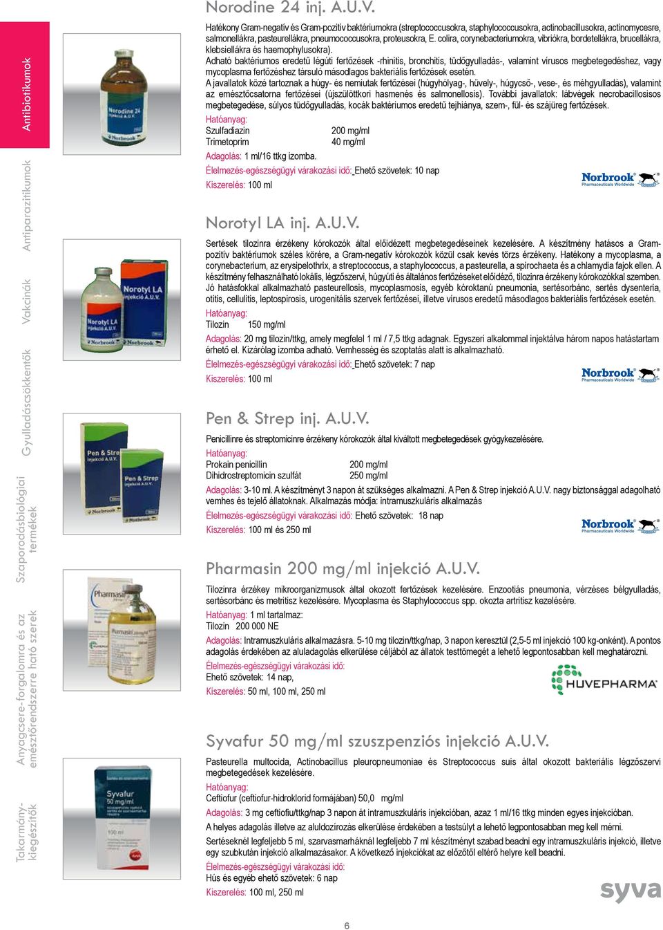 Adható baktériumos eredetű légúti fertőzések -rhinitis, bronchitis, tüdőgyulladás-, valamint vírusos megbetegedéshez, vagy mycoplasma fertőzéshez társuló másodlagos bakteriális fertő zé sek esetén.