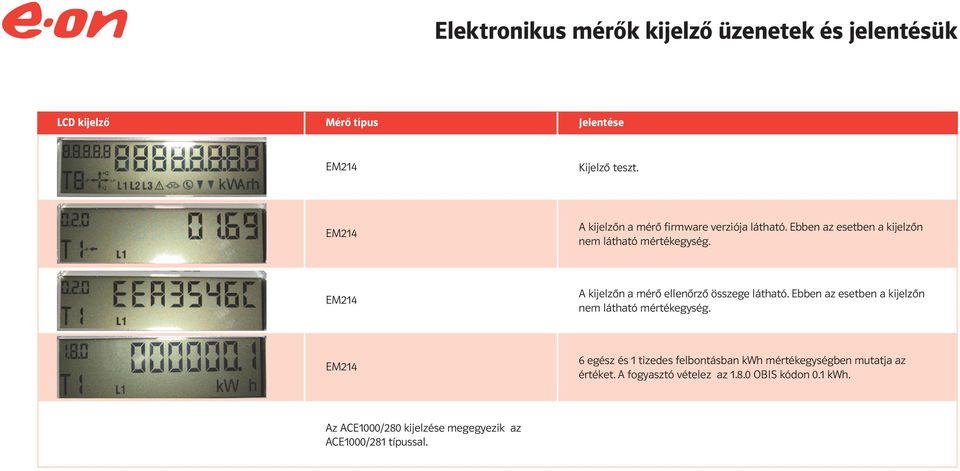 Ebben az esetben a kijelzőn nem látható mértékegység.