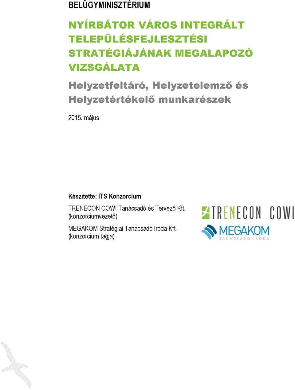 Helyzetértékelő munkarészek 2015.