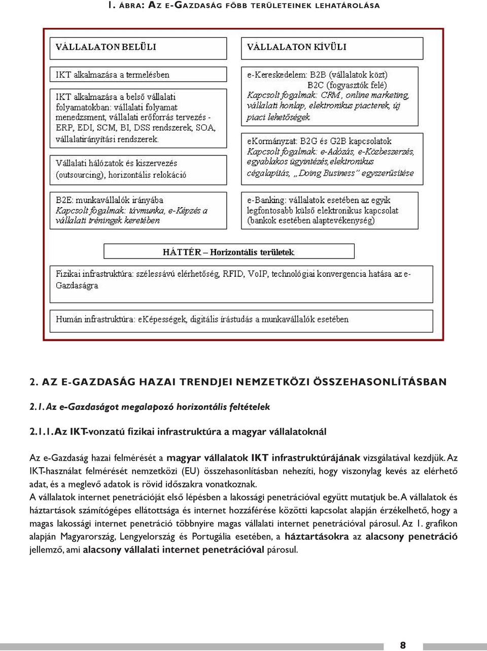 Az IKT-használat felmérését nemzetközi (EU) összehasonlításban nehezíti, hogy viszonylag kevés az elérhető adat, és a meglevő adatok is rövid időszakra vonatkoznak.