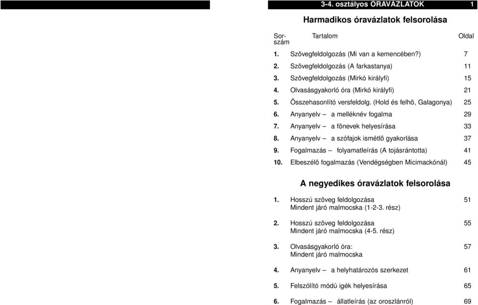 Anyanyelv a fõnevek helyesírása 33 8. Anyanyelv a szófajok ismétlõ gyakorlása 37 9. Fogalmazás folyamatleírás (A tojásrántotta) 41 10.