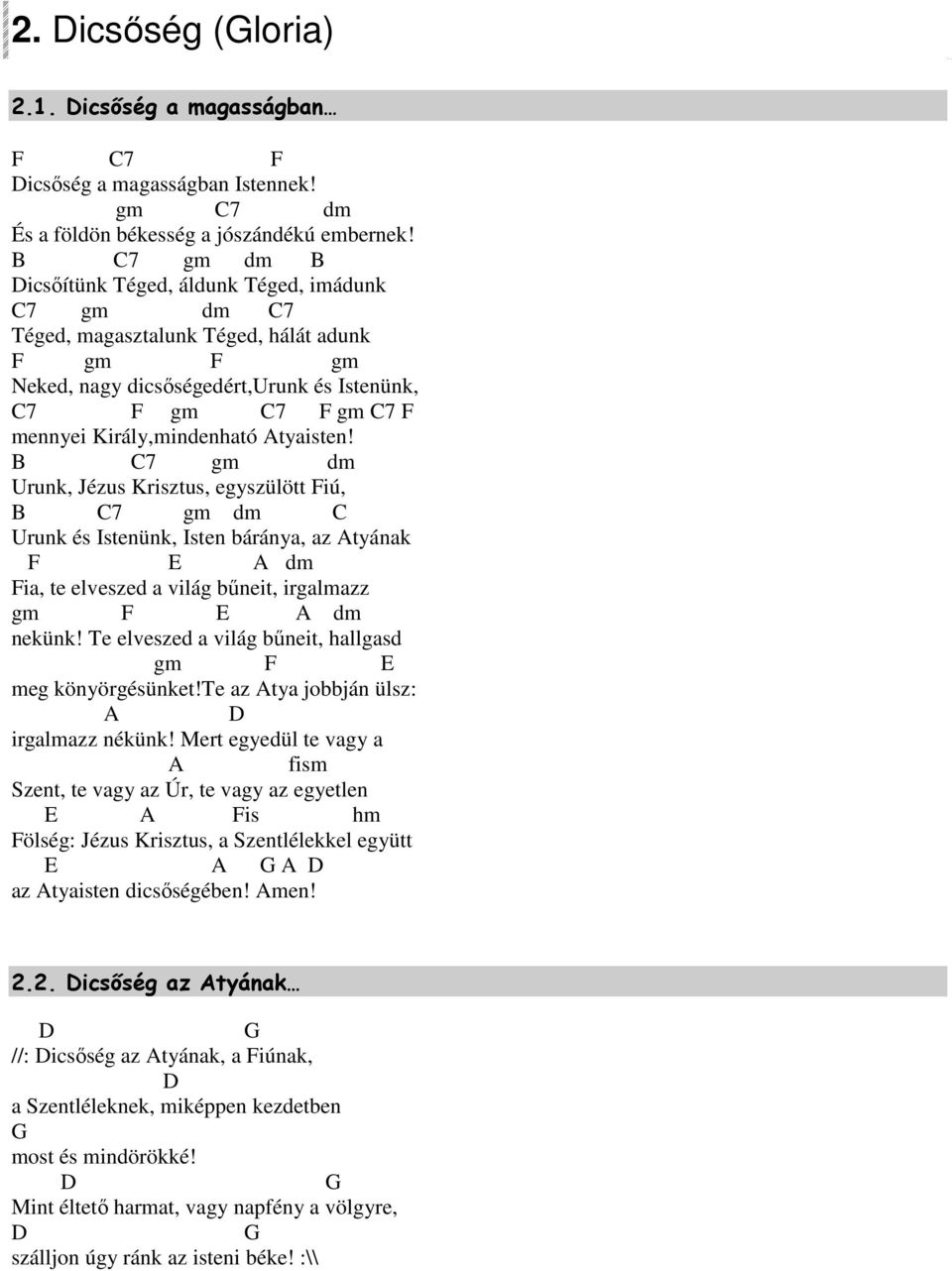 Gitárkisérettel ellátott verzió - PDF Ingyenes letöltés