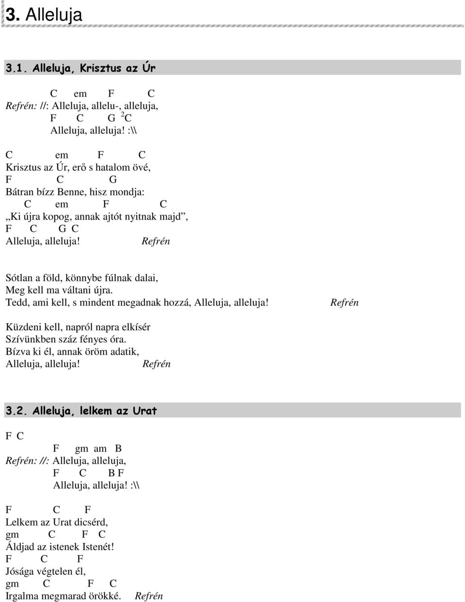 Gitárkisérettel ellátott verzió - PDF Ingyenes letöltés