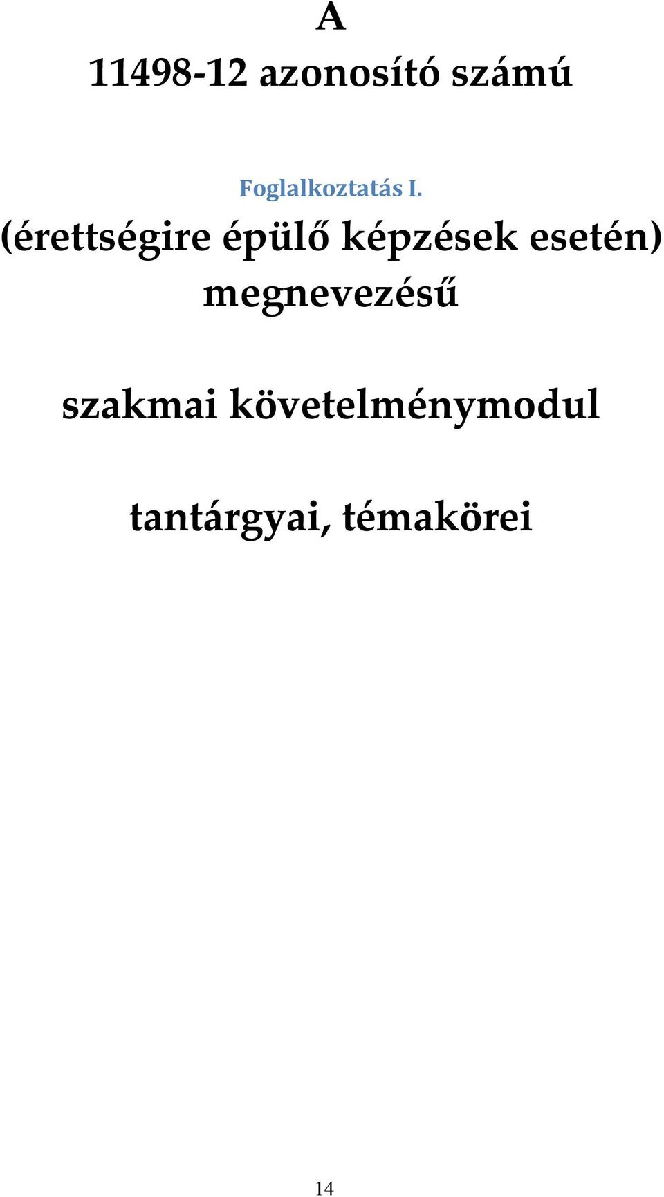 (érettségire épülő