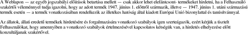 előttről származik, illetve 1947. június 1.