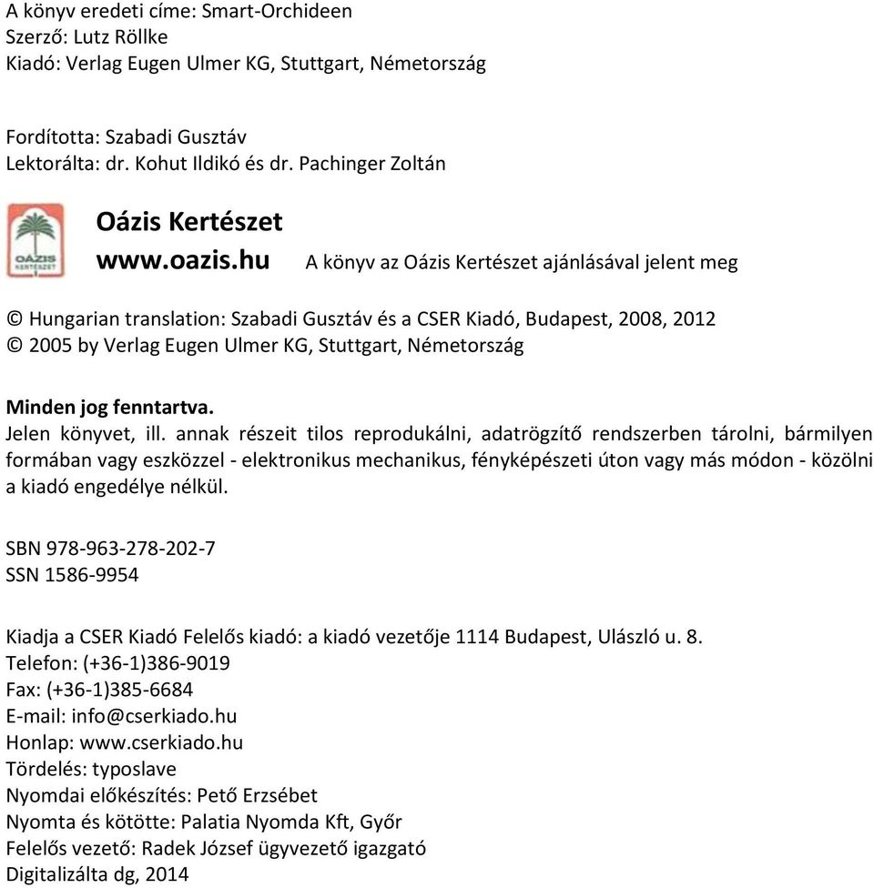 Lutz Röllke. Orchideák. 2. kiadás - PDF Free Download
