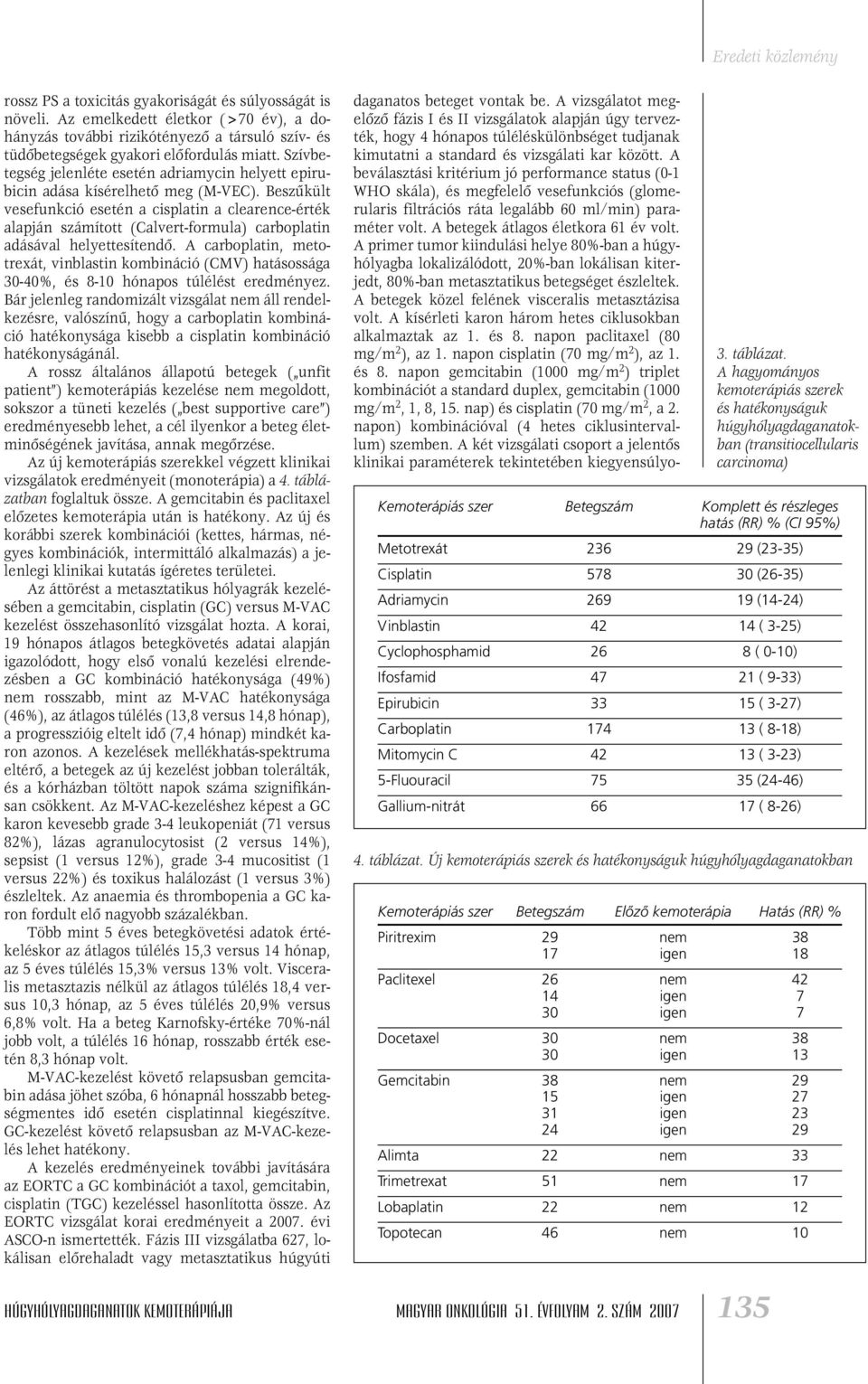 Beszûkült vesefunkció esetén a cisplatin a clearence-érték alapján számított (Calvert-formula) carboplatin adásával helyettesítendô.