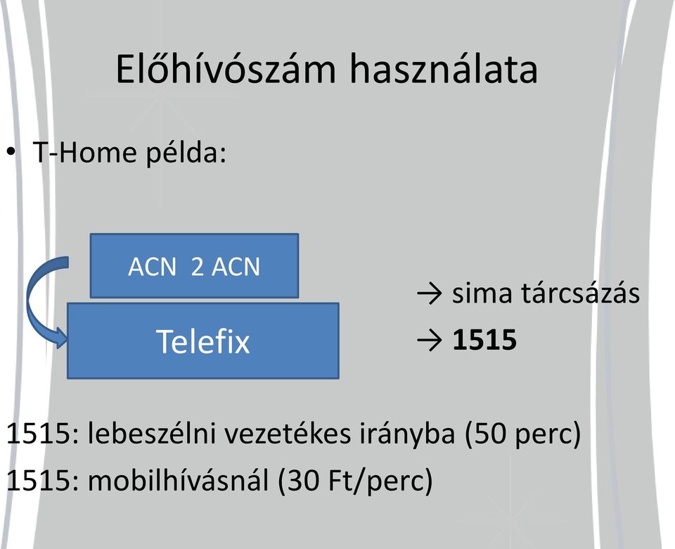 1515: lebeszélni vezetékes irányba