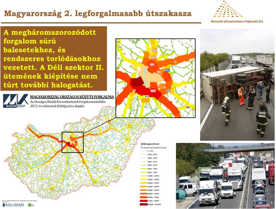 forgalom sűrű balesetekhez, és rendszeres