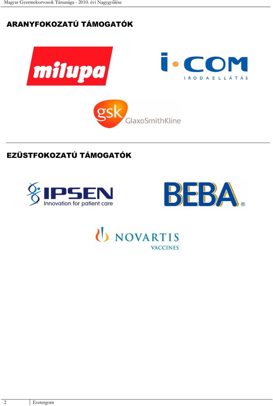évi Nagygyűlése