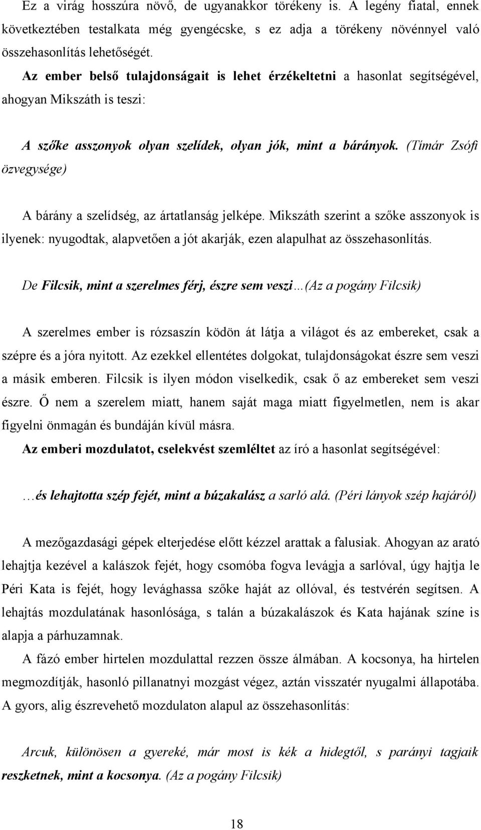 Mikszáth novelláinak nyelvi gazdagsága - PDF Free Download