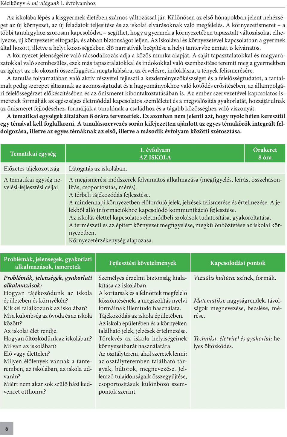 Az iskolával és környezetével kapcsolatban a gyermek által hozott, illetve a helyi közösségekben élő narratívák beépítése a helyi tantervbe emiatt is kívánatos.