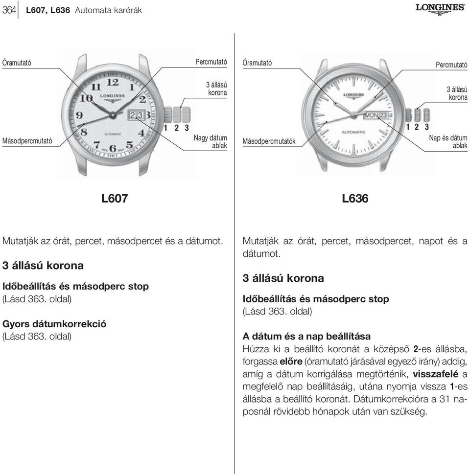 TARTALOM 349. Automata karórák. Kronográfok Általános tudnivalók Kvarc  kronográfok. Automata kronográfok - PDF Ingyenes letöltés