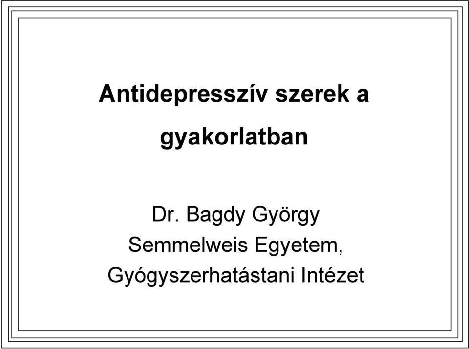 Bagdy György Semmelweis