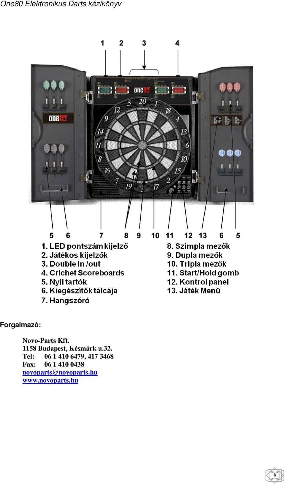 5201. ELEKTRONIKUS DARTS Kezelési kézikönyv és útmutatás a játékhoz - PDF  Free Download