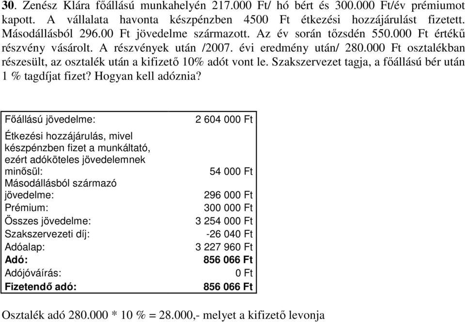 Jutalom adózása 2019