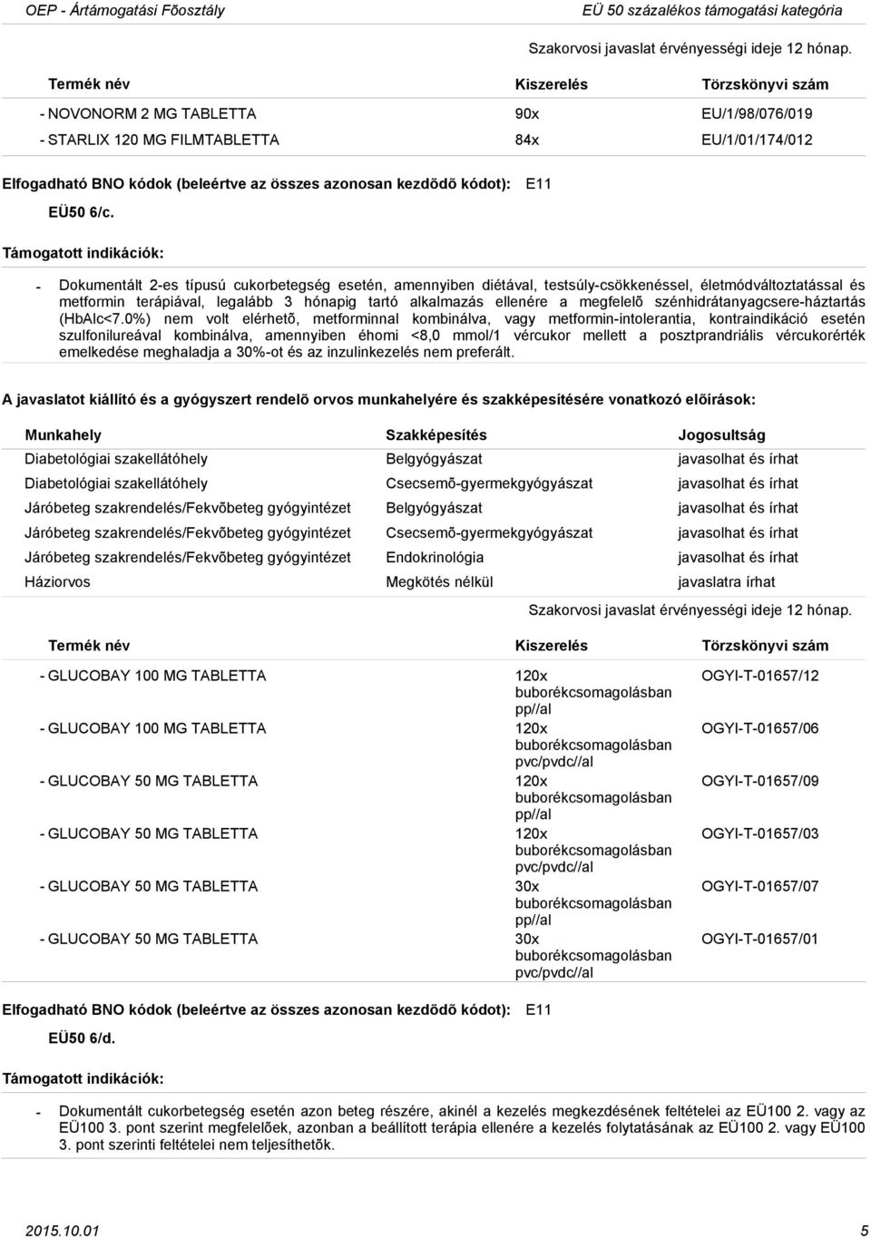 szénhidrátanyagcsereháztartás (HbAlc<7.