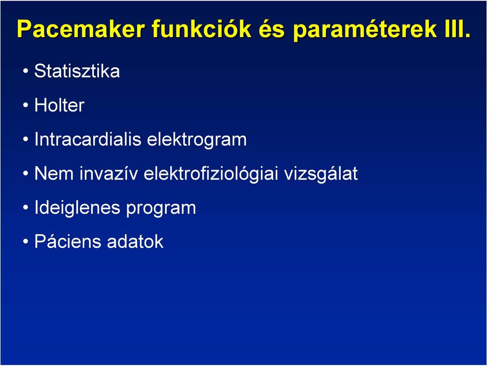 elektrogram Nem invazív