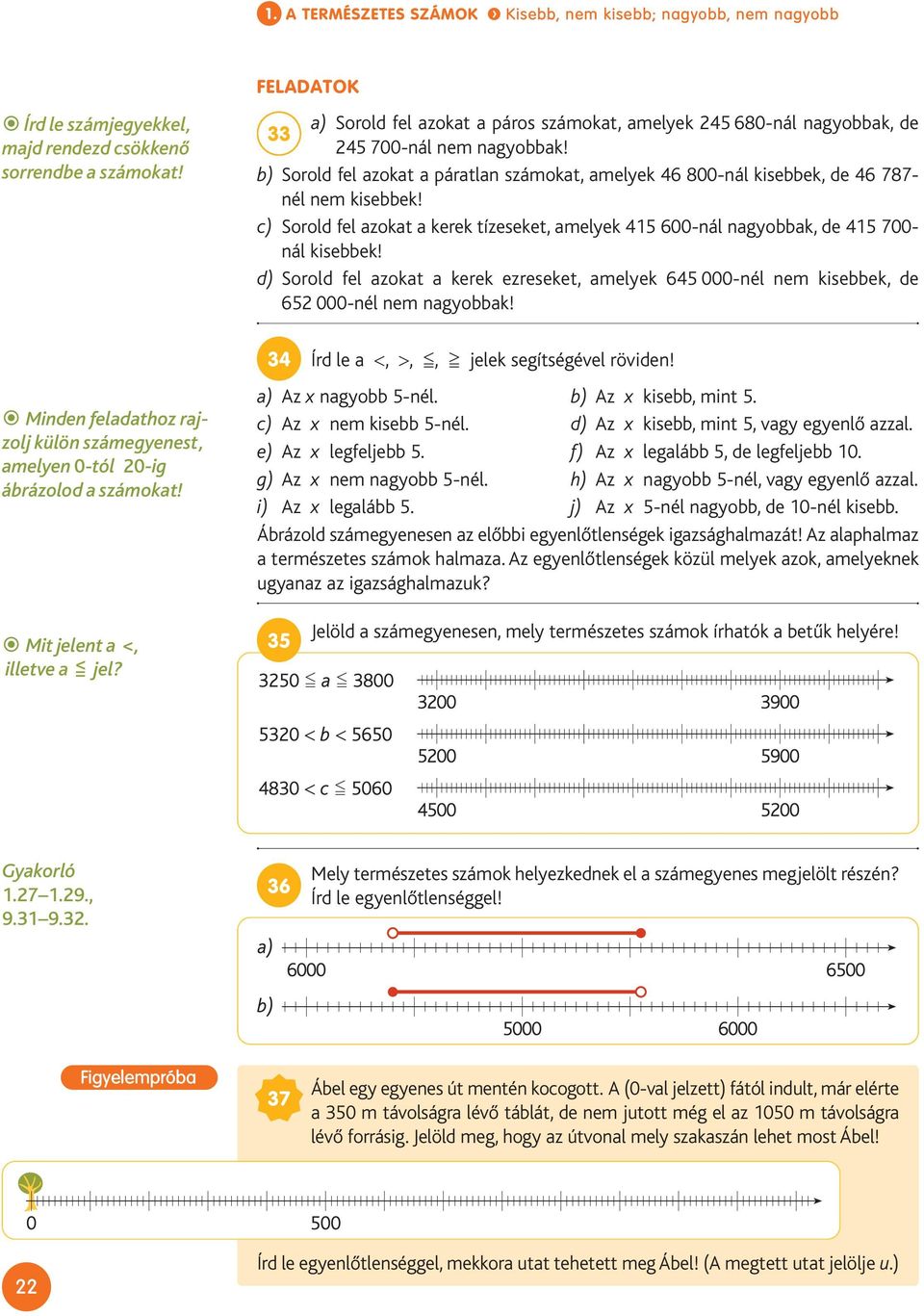 b) Sorold fel azokat a páratlan számokat, amelyek 46 800-nál kisebbek, de 46 787- nél nem kisebbek! c) Sorold fel azokat a kerek tízeseket, amelyek 415 600-nál nagyobbak, de 415 700- nál kisebbek!