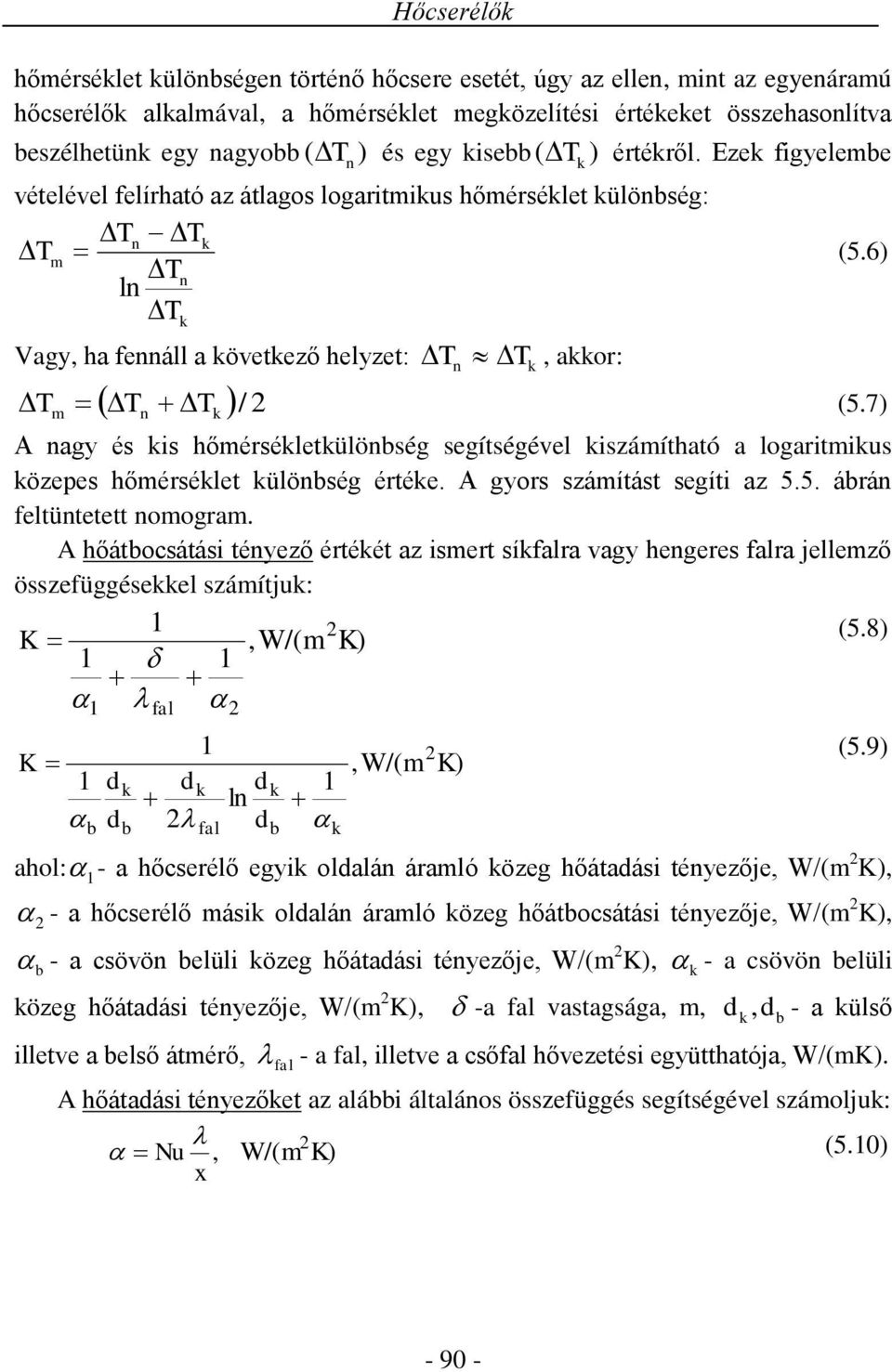 5. Hőcsere és berendezései - PDF Free Download