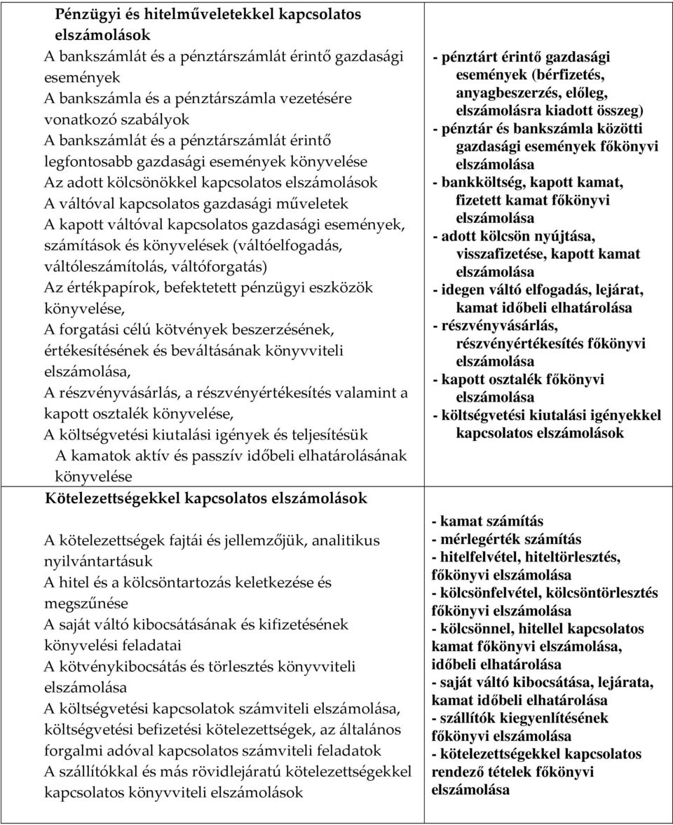 számítások és k (váltóelfogadás, váltóleszámítolás, váltóforgatás) Az értékpapírok, befektetett pénzügyi eszközök, A forgatási célú kötvények beszerzésének, értékesítésének és beváltásának