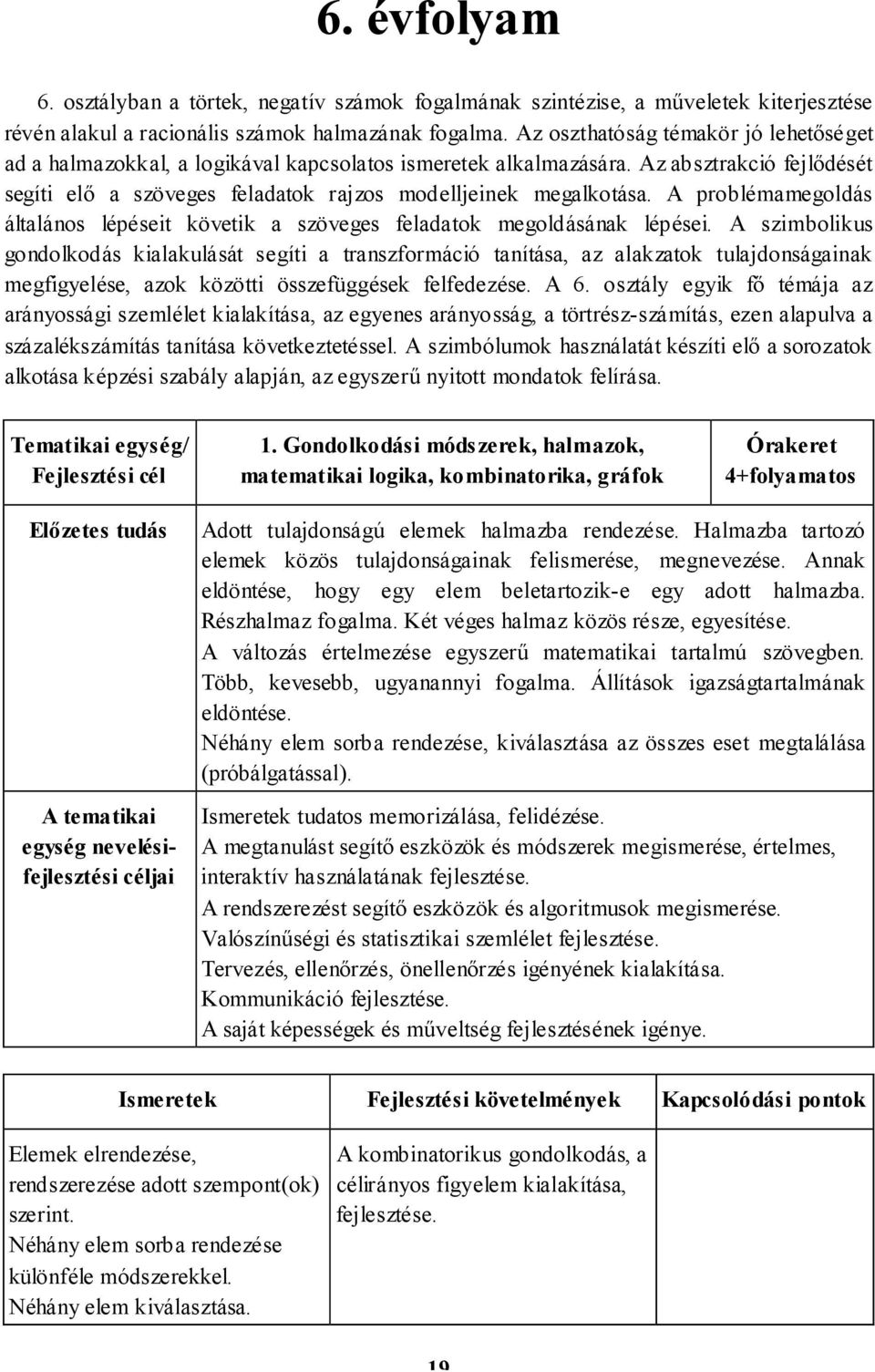 A problémamegoldás általános lépéseit követik a szöveges feladatok megoldásának lépései.