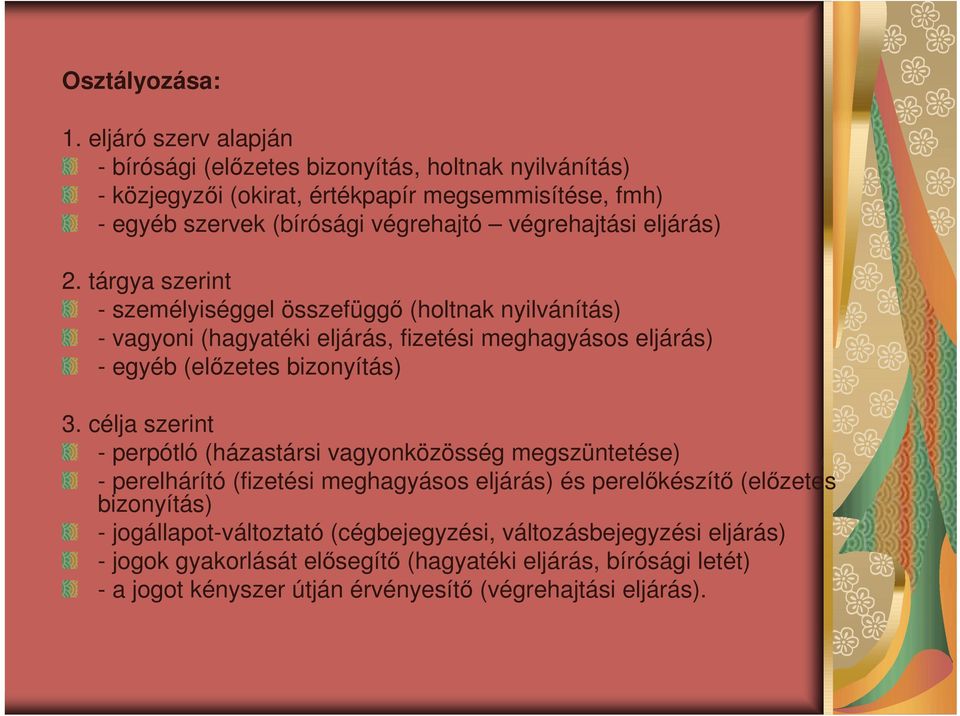 végrehajtási eljárás) 2.