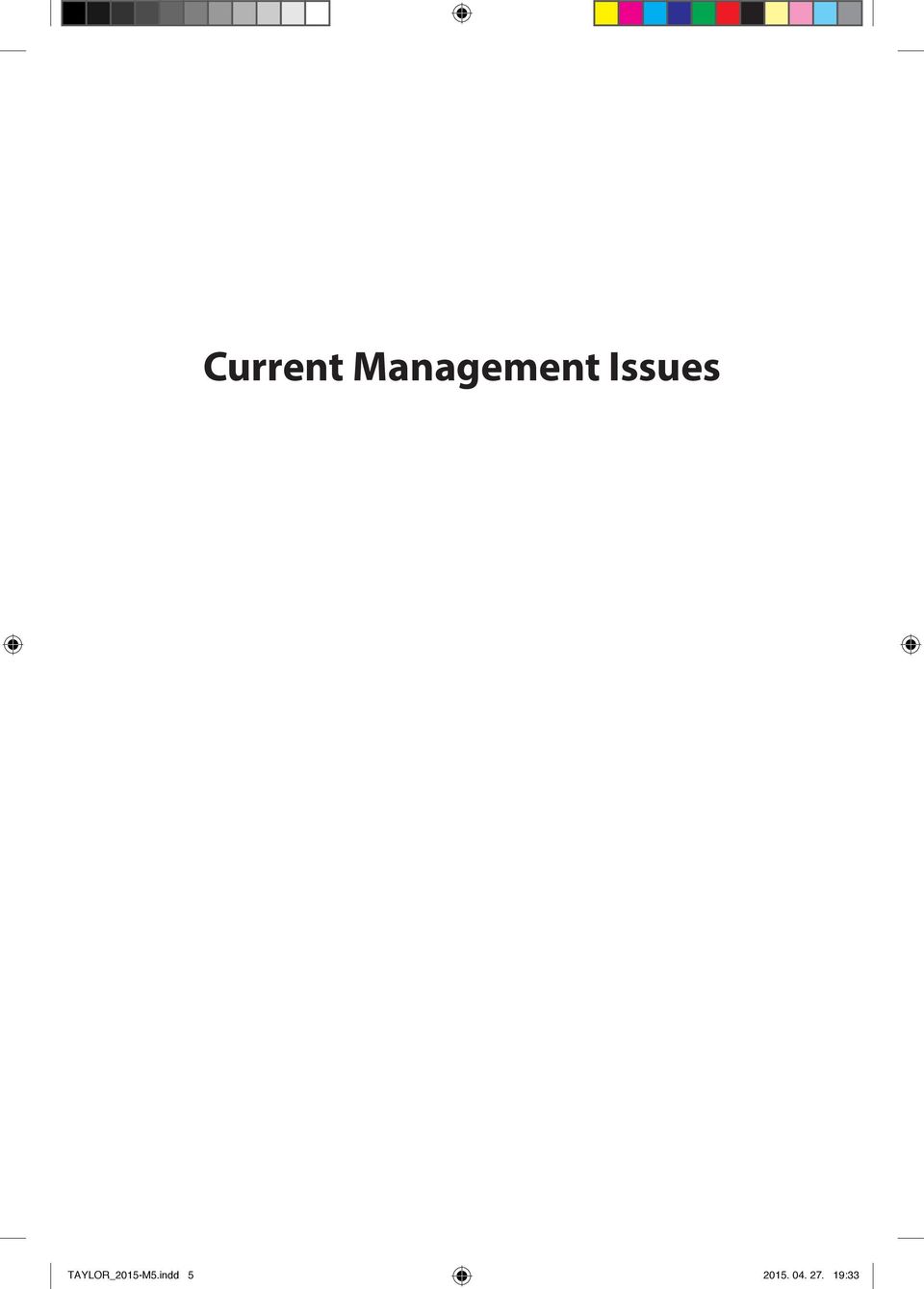 Issues