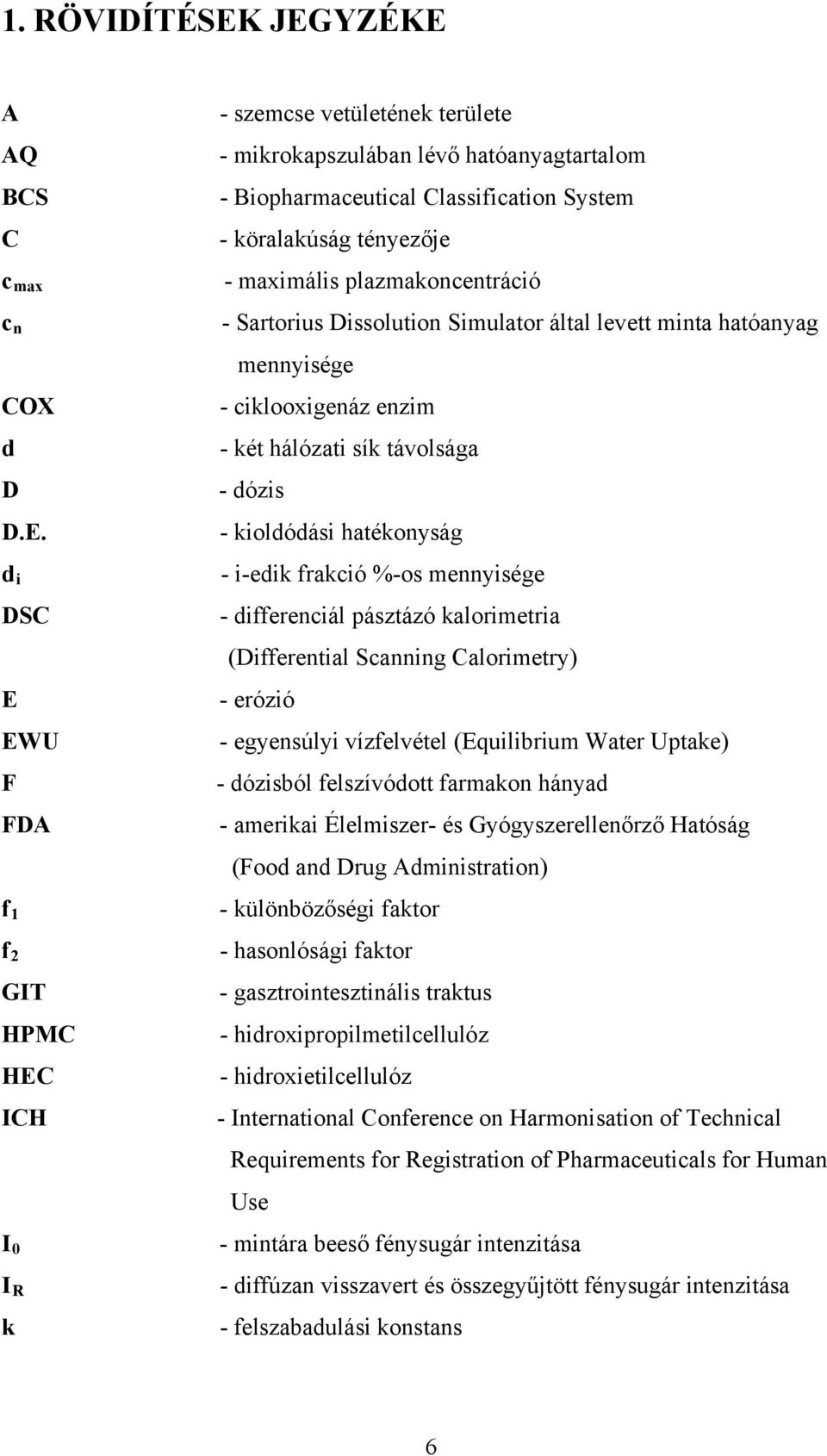 Classification System - köralakúság tényezője - maximális plazmakoncentráció - Sartorius Dissolution Simulator által levett minta hatóanyag mennyisége - ciklooxigenáz enzim - két hálózati sík