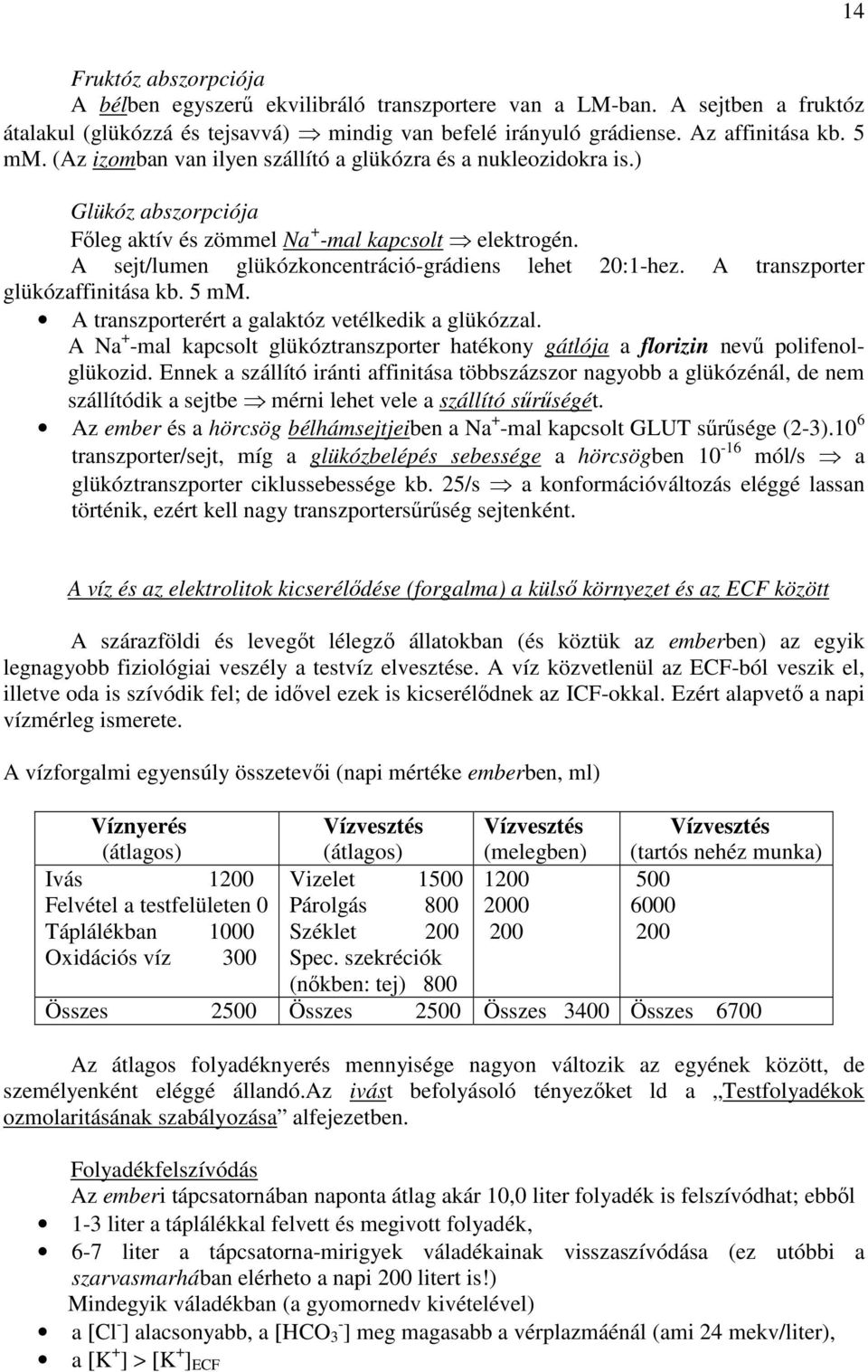 A transzporter glükózaffinitása kb. 5 mm. A transzporterért a galaktóz vetélkedik a glükózzal. A Na + -mal kapcsolt glükóztranszporter hatékony gátlója a florizin nevő polifenolglükozid.