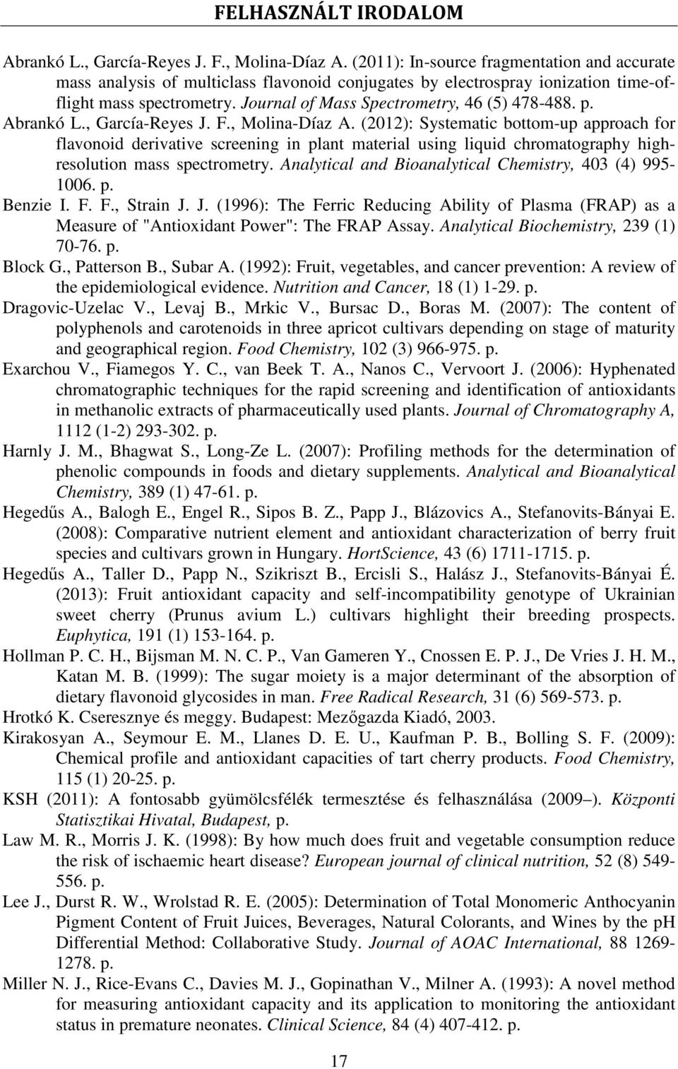 p. Abrankó L., García-Reyes J. F., Molina-Díaz A.