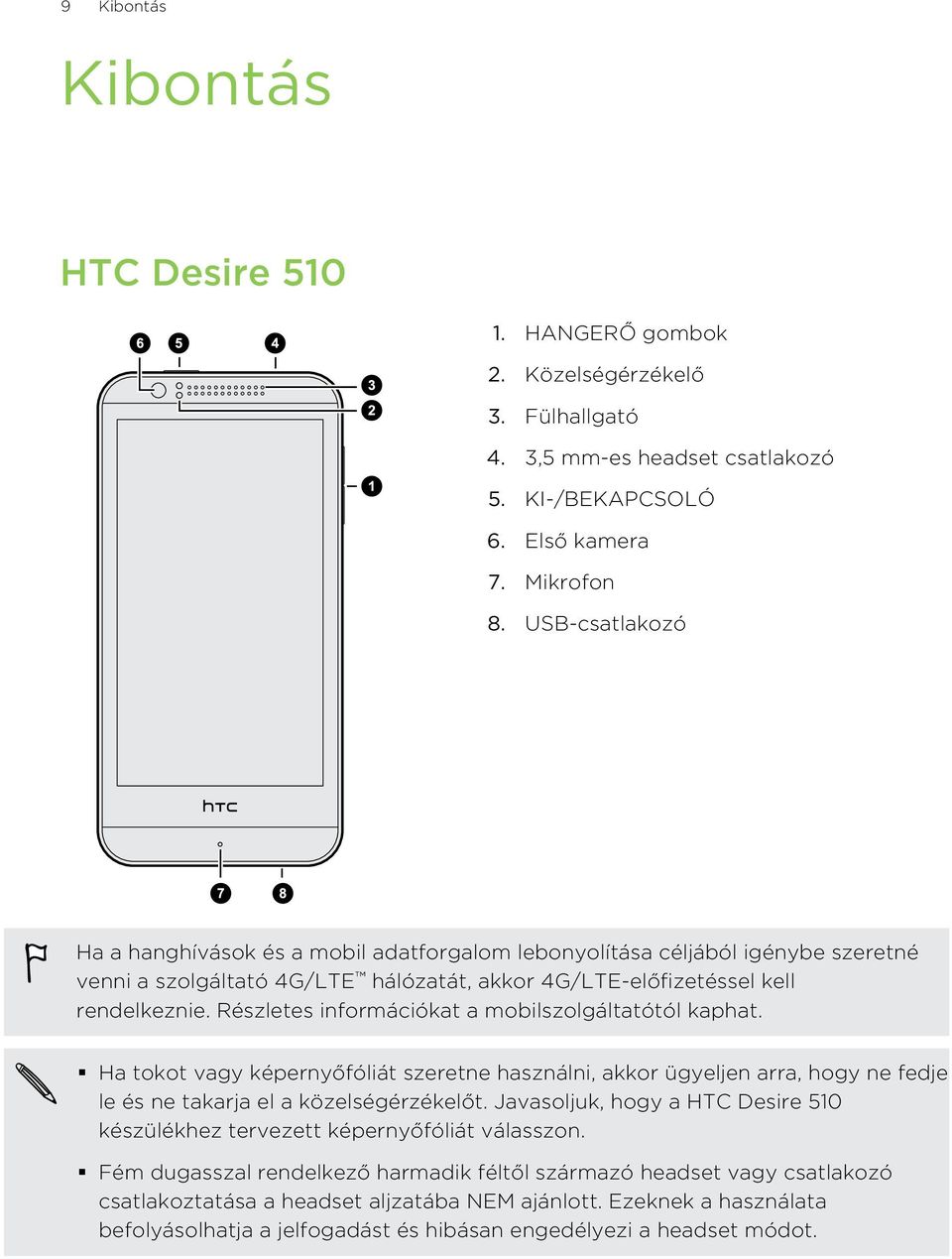 HTC Desire 510. Felhasználói kézikönyv - PDF Ingyenes letöltés