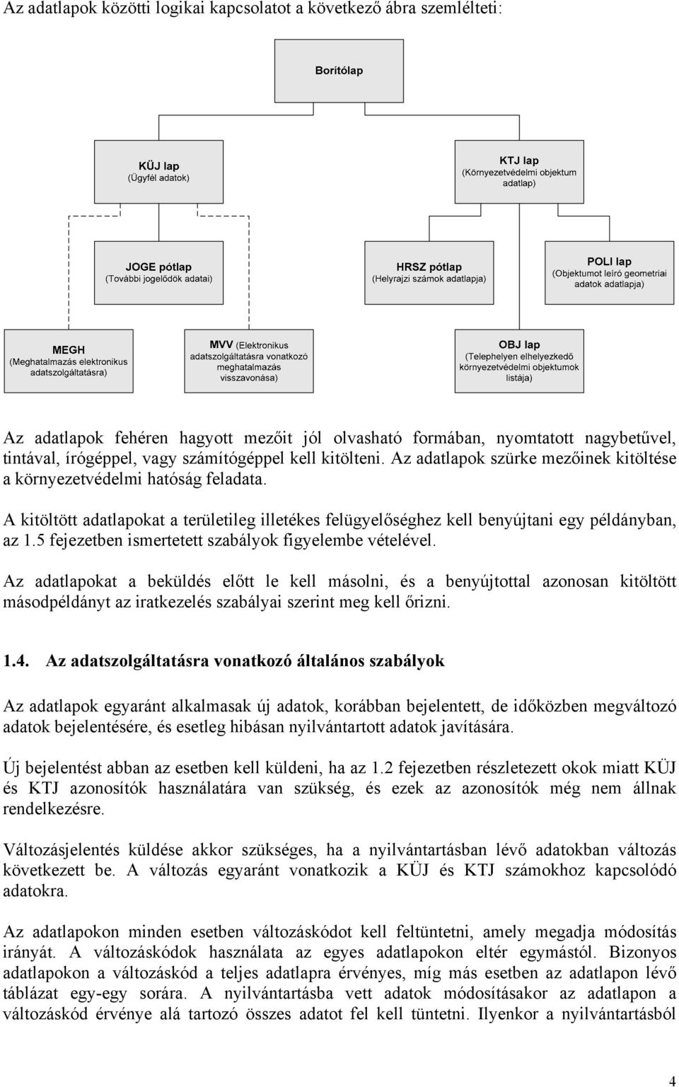 5 fejezetben ismertetett szabályok figyelembe vételével.