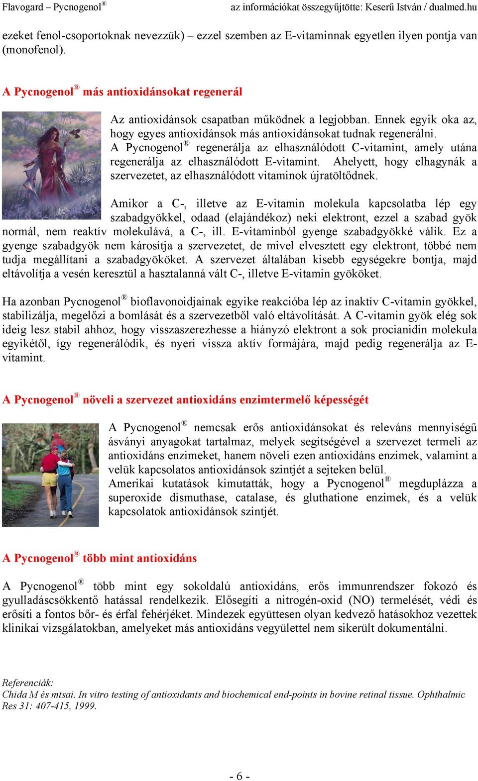 Ahelyett, hogy elhagynák a szervezetet, az elhasználódott vitaminok újratöltődnek.