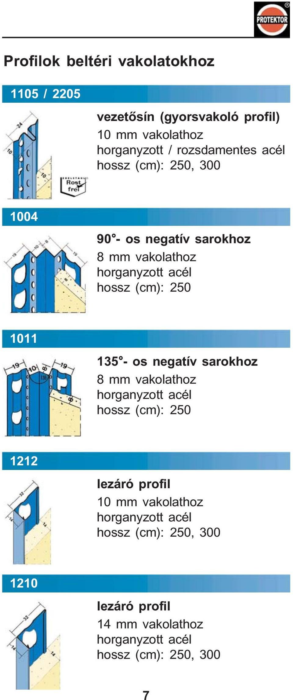 sarokhoz 8 mm vakolathoz 1011 135 - os negatív sarokhoz 8 mm vakolathoz